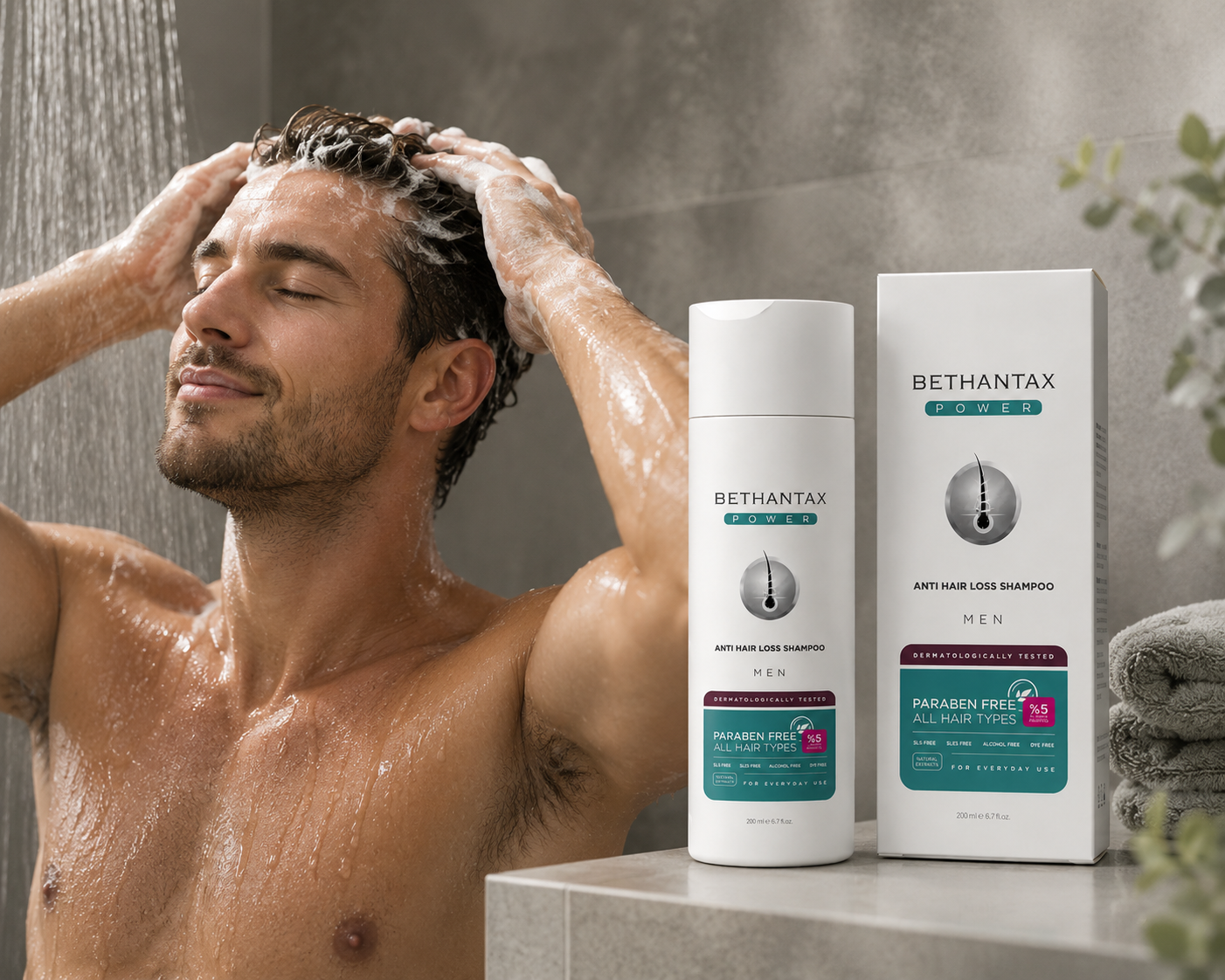 3 Shampooings revitalisant au Ph neutre pour l'avant ou l'après greffe de cheveux