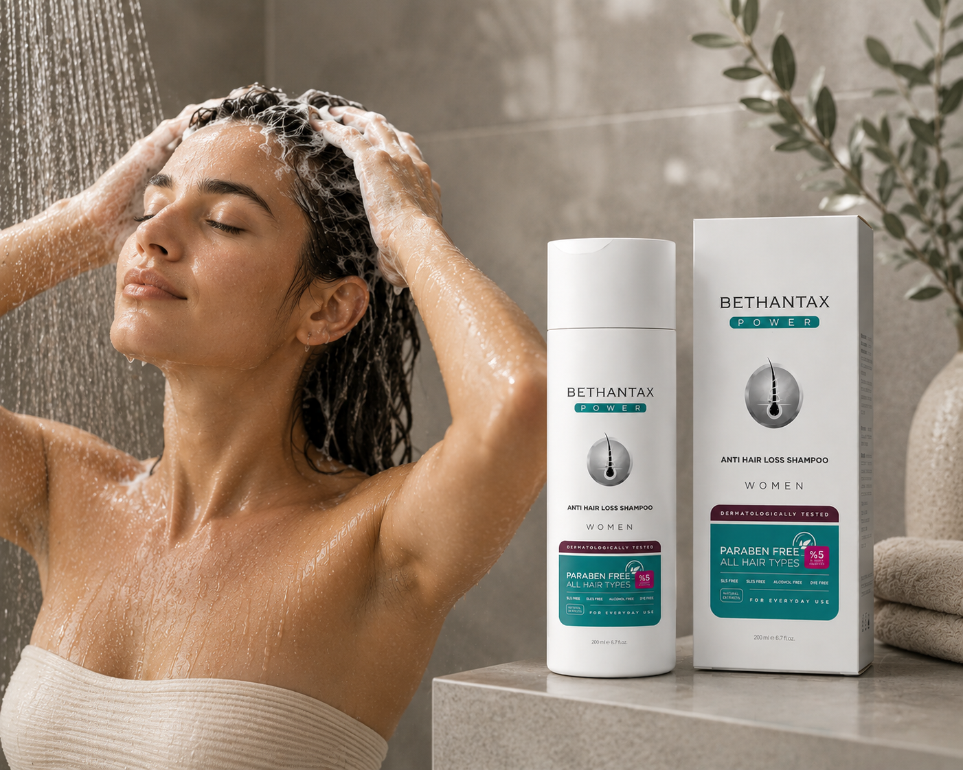 3 Shampooings revitalisant au Ph neutre pour l'avant ou l'après greffe de cheveux
